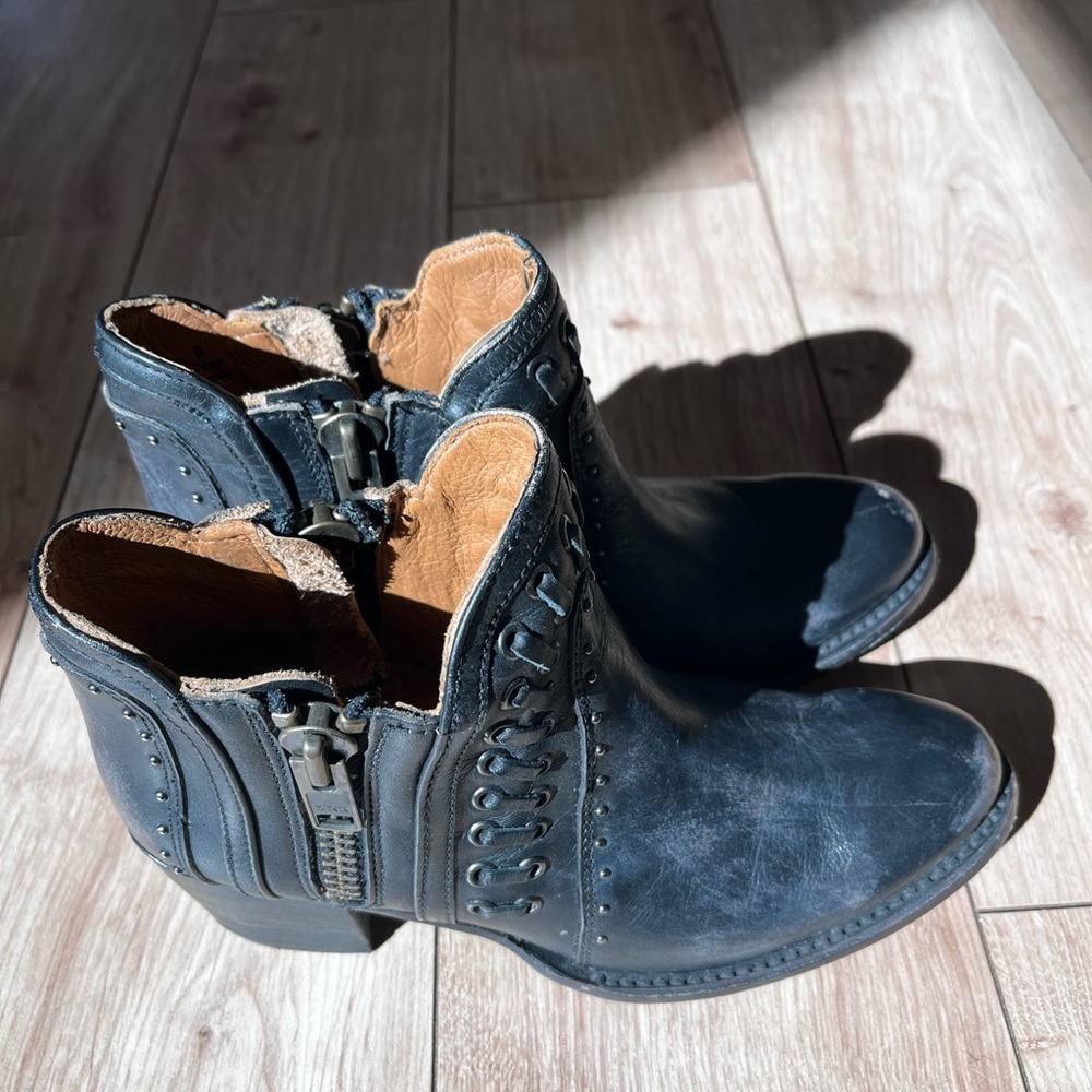 Freebird Ryder Black Booties, size 6